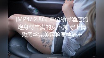 [MP4/ 2.8G] 单位领导酒店约炮身材丰满的女下属 穿上情趣黑丝完美露脸原档流出