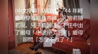 (中文字幕) SVDVD-744 年輕繼母穿著緊身內褲，乳房若隱若現。兒子看到這忍不住中出了繼母！中途停了下來，繼母卻問「怎麼不做了？」