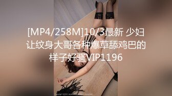 [MP4/258M]10/3最新 少妇让纹身大哥各种爆草舔鸡巴的样子好骚VIP1196