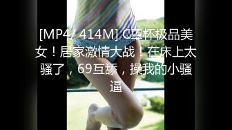 [MP4/ 414M] C罩杯极品美女！居家激情大战！在床上太骚了，69互舔，操我的小骚逼